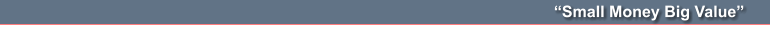 �Small Money Big Value�